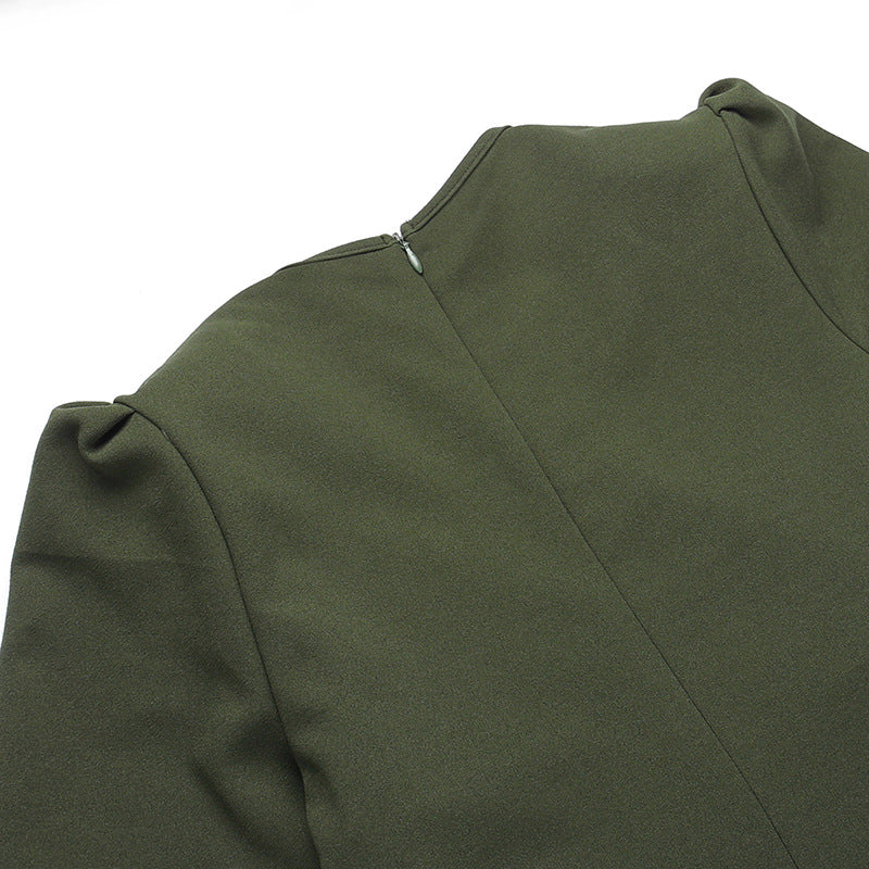 Damenmode Kurzarmkleid im Frühlingsstil