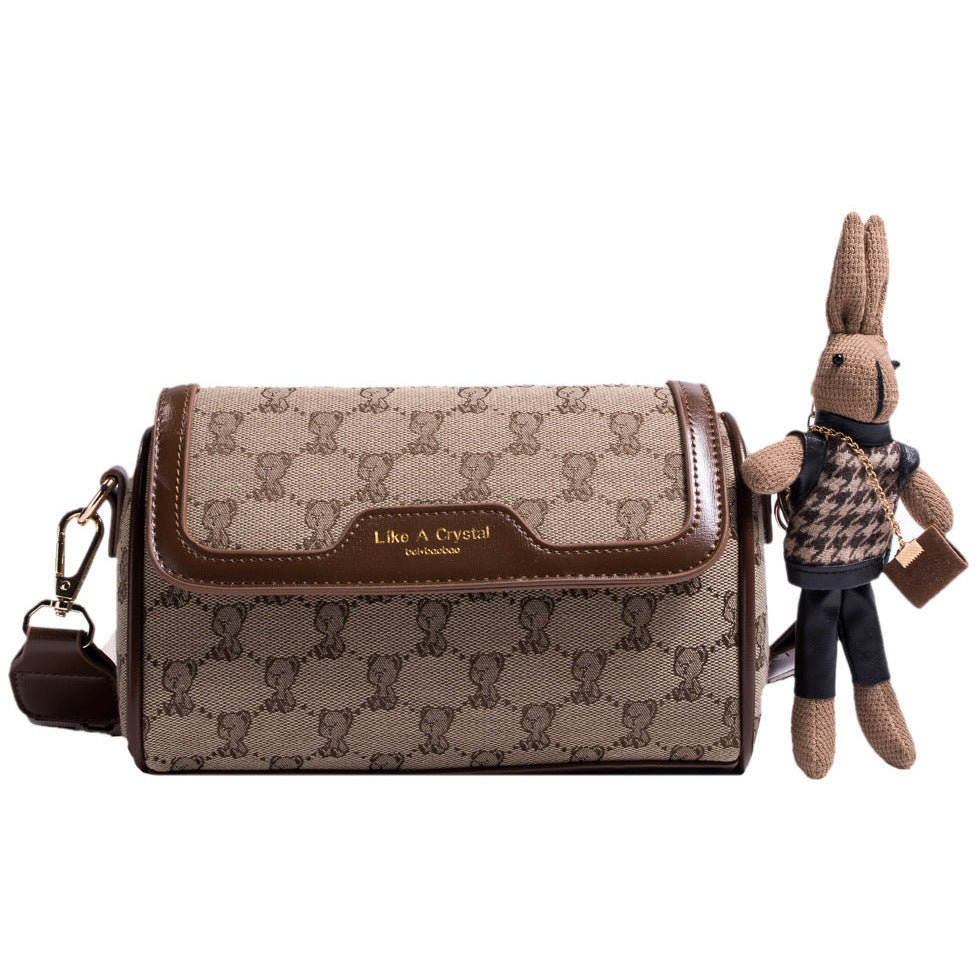 Kleine Quadratische Tasche - Niedlicher Bär: Originalität und Einfachheit Schultertasche