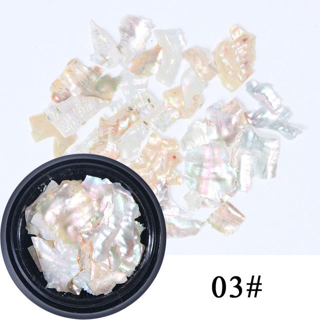 Nagelschmuck Muschel