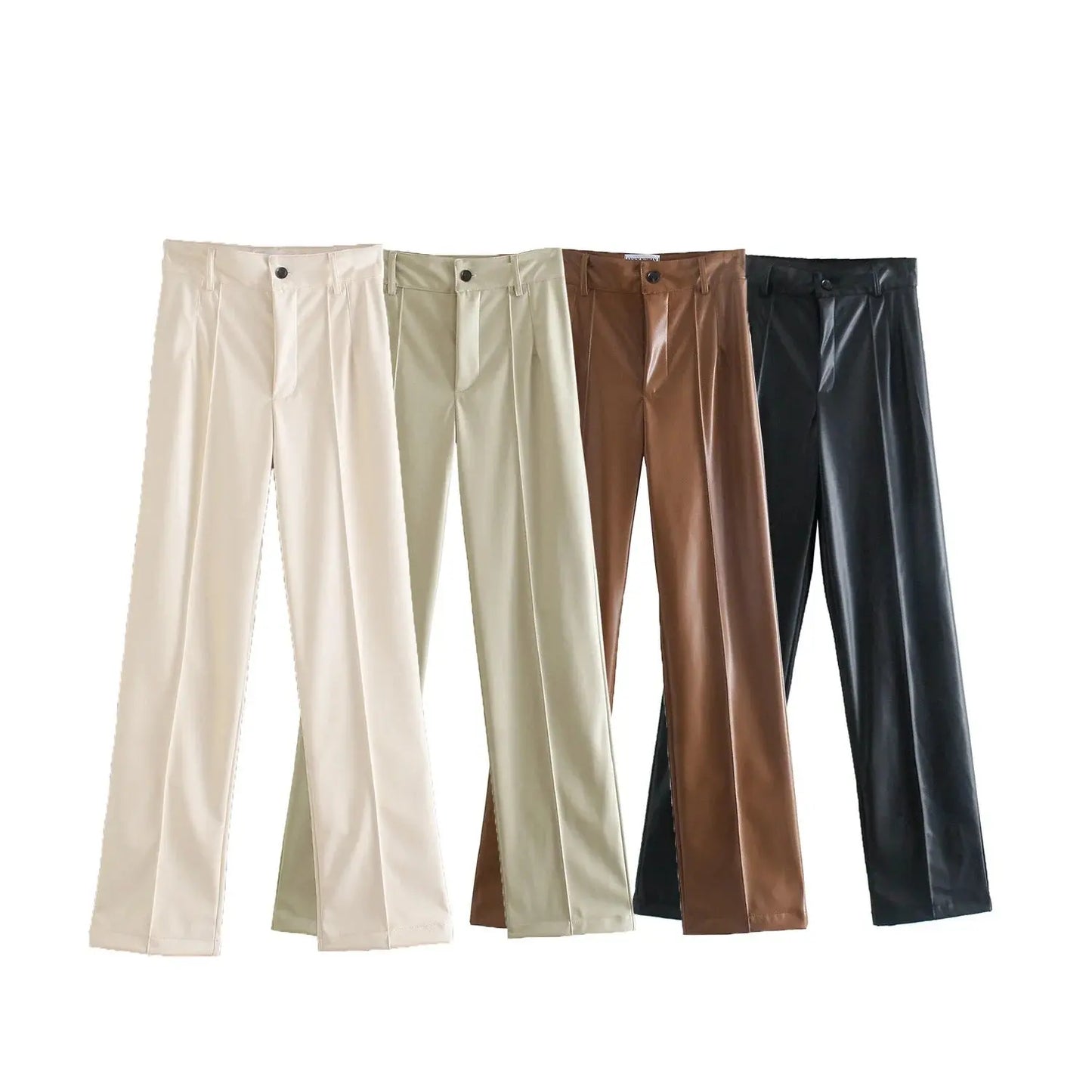 Kunstlederhose aus PU-Leder