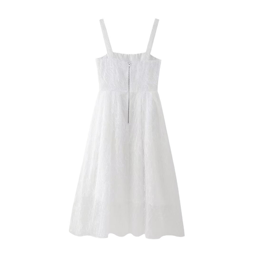 Edles Damen ärmelloses Quastenkleid