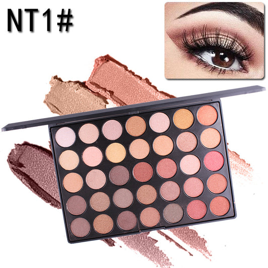 Schimmernde & Matte Lidschatten-Palette - Palette B