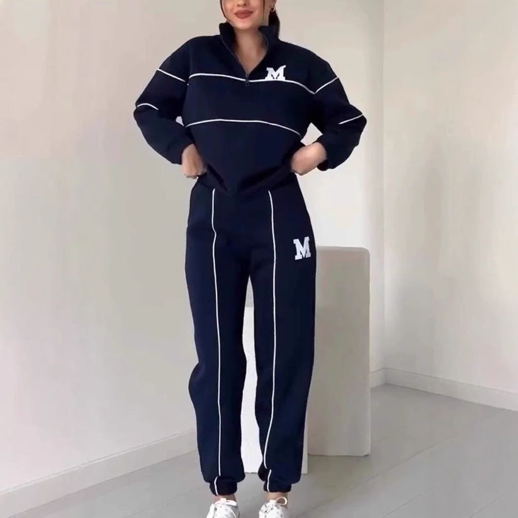 Damen 2-teiliges Lounge-Set mit Pullover und Sweatpants - FashionGlam