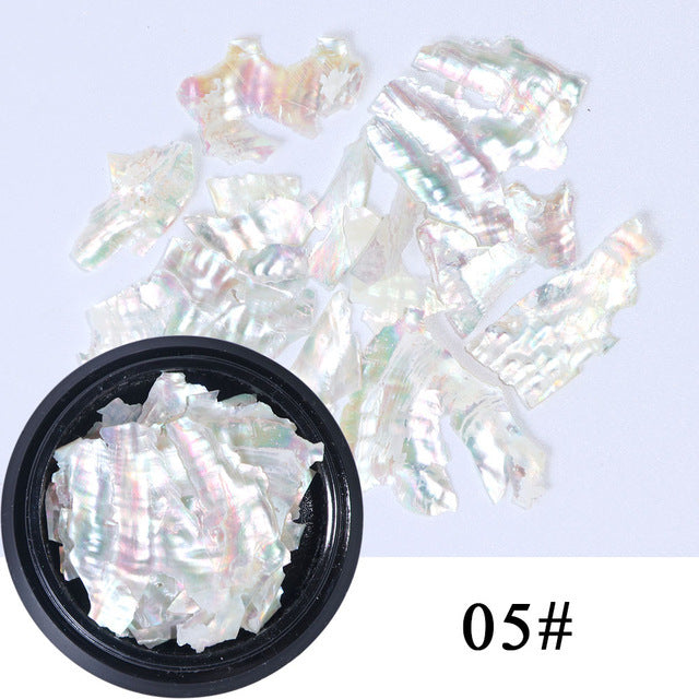 Nagelschmuck Muschel