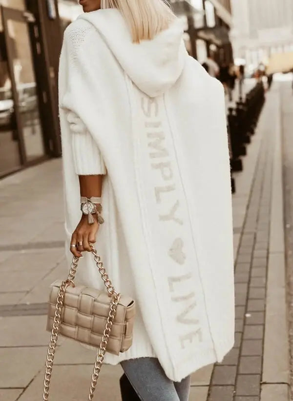 Damen Strickmantel