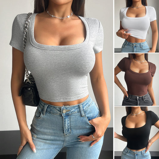 Bauch -freier Oberer Top Bauchfrei elegant
Top Bauchfrei Damen Crop Top Bauchfrei