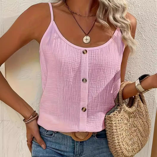 Damen lässige einfarbige Camisole
