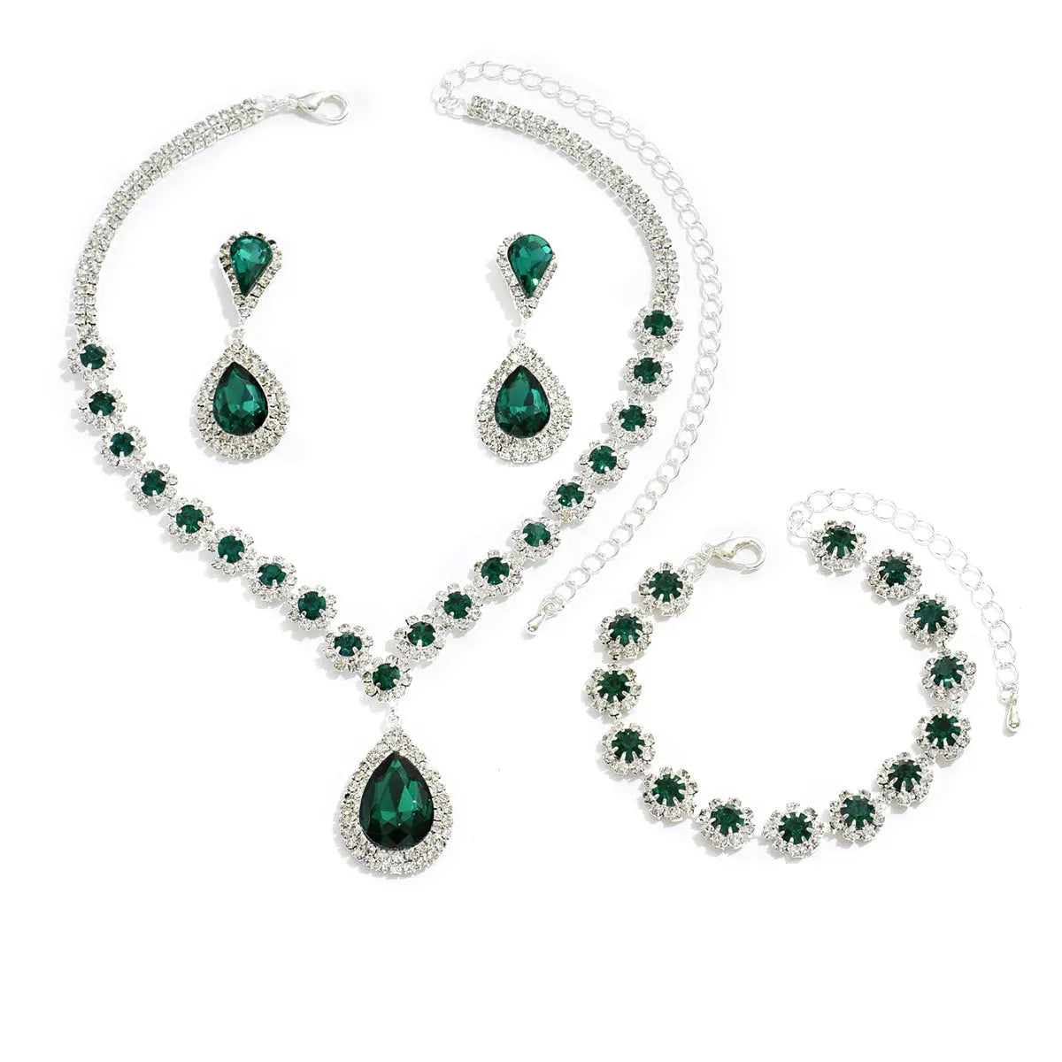 Himmelszauber - Galvanisiertes Strass-Schmuckset