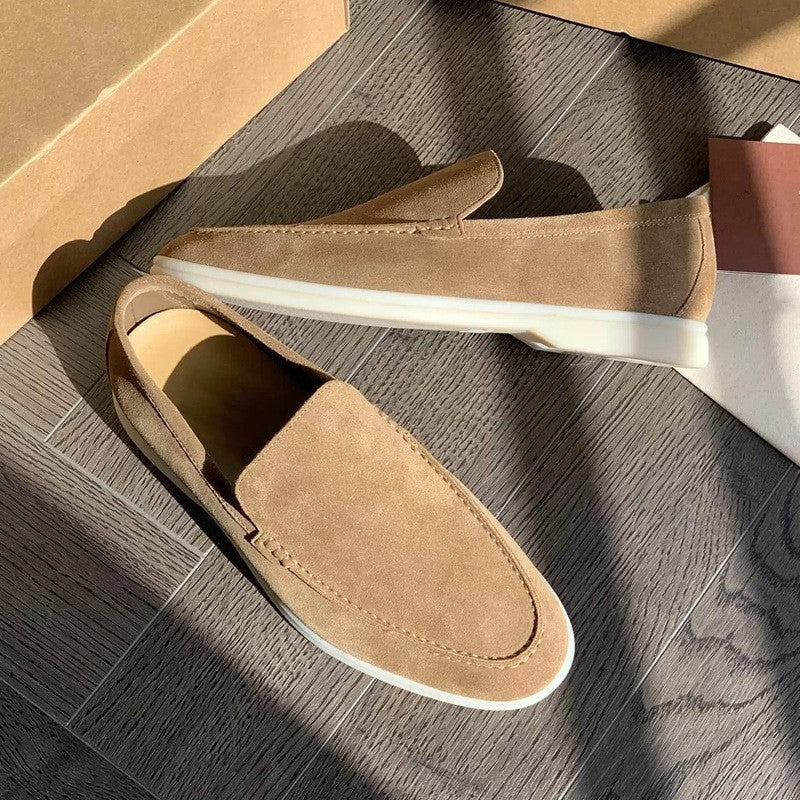 Herren Beckham Sommer Loafer – Lässige Slip-on-Fahr-Schuhe in Übergröße