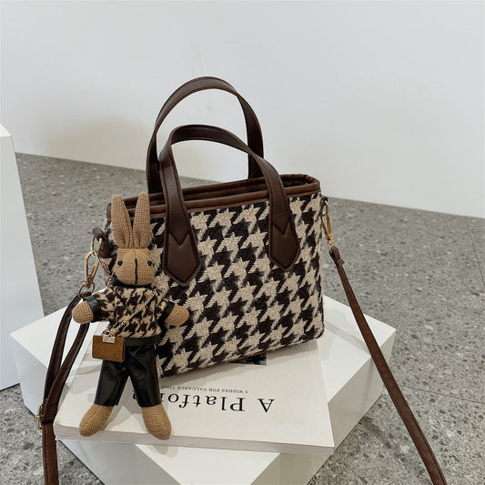 Stilvolle Hahnenentenmuster Schulter-Messenger-Tasche