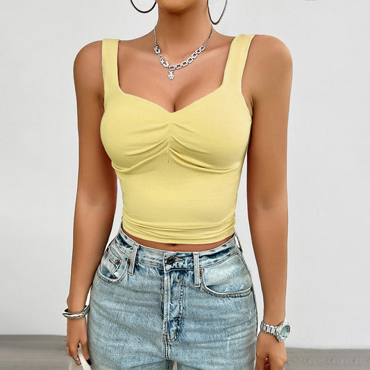 Schlankes Damen-Top mit verdrehten Trägern