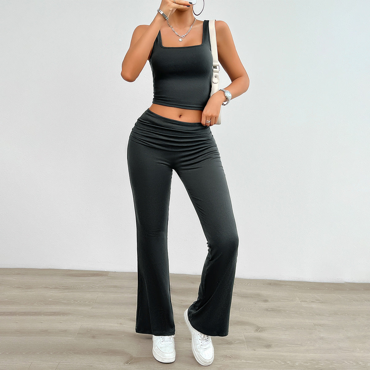 Damenmode Casual Einteiliger Body in Unifarben