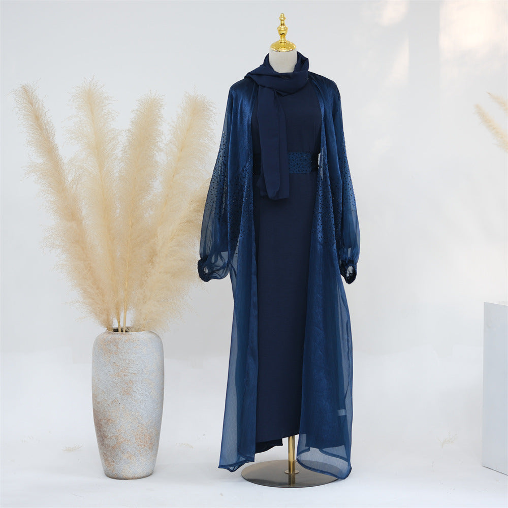 Elegante Puffärmel Strickjacke für den täglichen Gebrauch