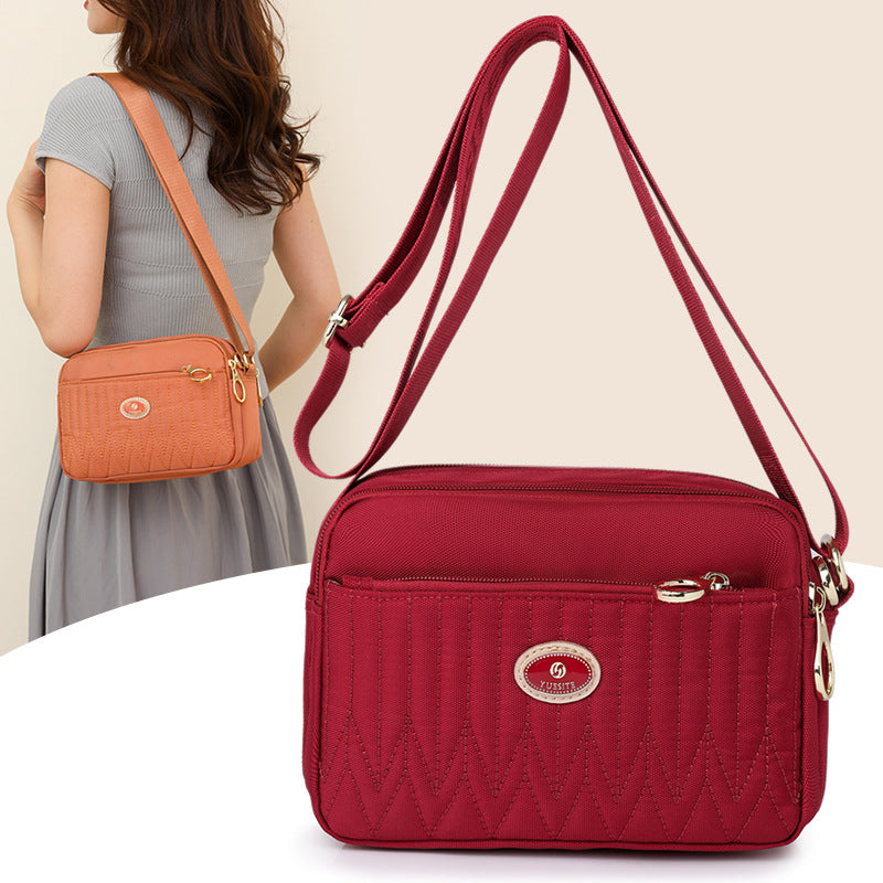 Große Damen-Schultertasche - Lässige Umhängetasche