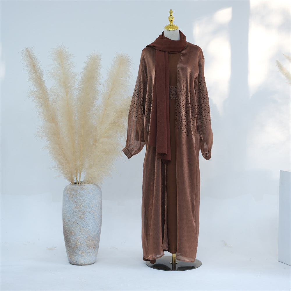 Elegante Puffärmel Strickjacke für den täglichen Gebrauch