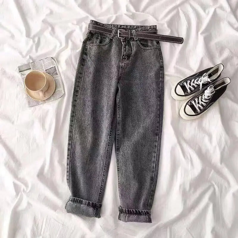 High Waist Harem Jeans für Damen