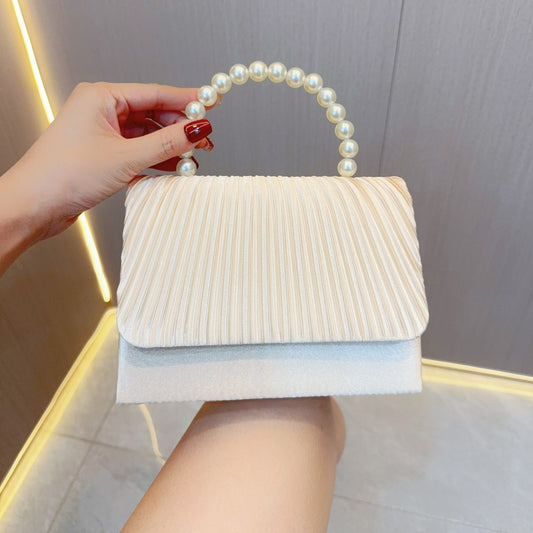 Falten Abendhandtasche für Damen