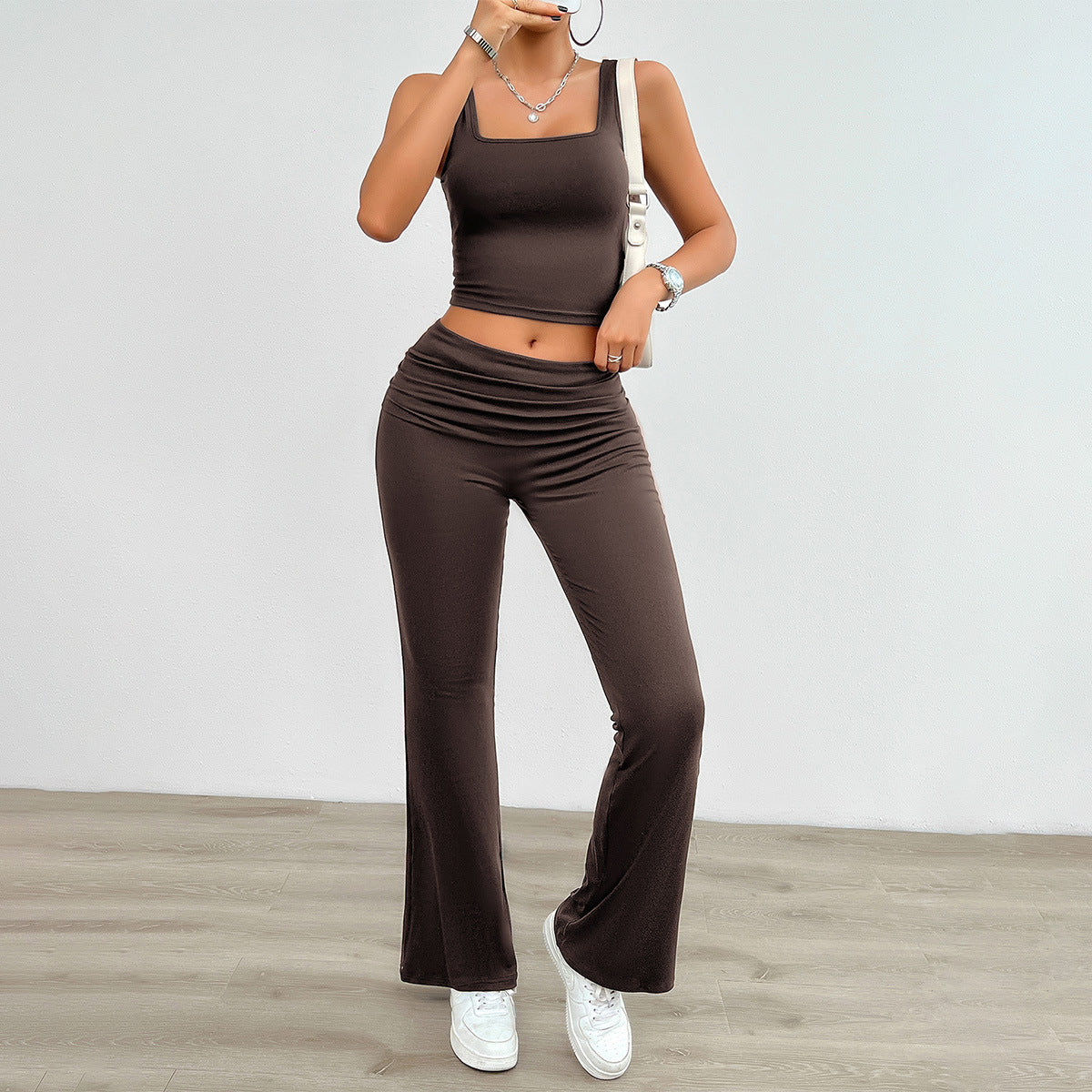 Damenmode Casual Einteiliger Body in Unifarben