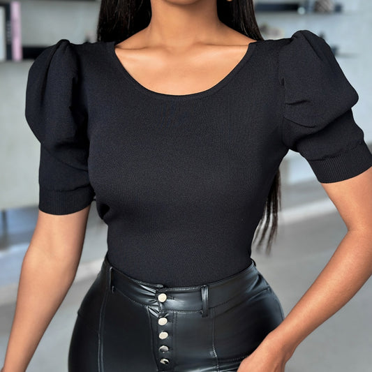 Modische Bluse für Damen mit Schleifendesign