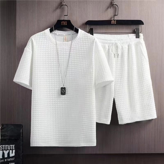SommerStyle Herren-Set Halbarm-Shirt & Shorts
