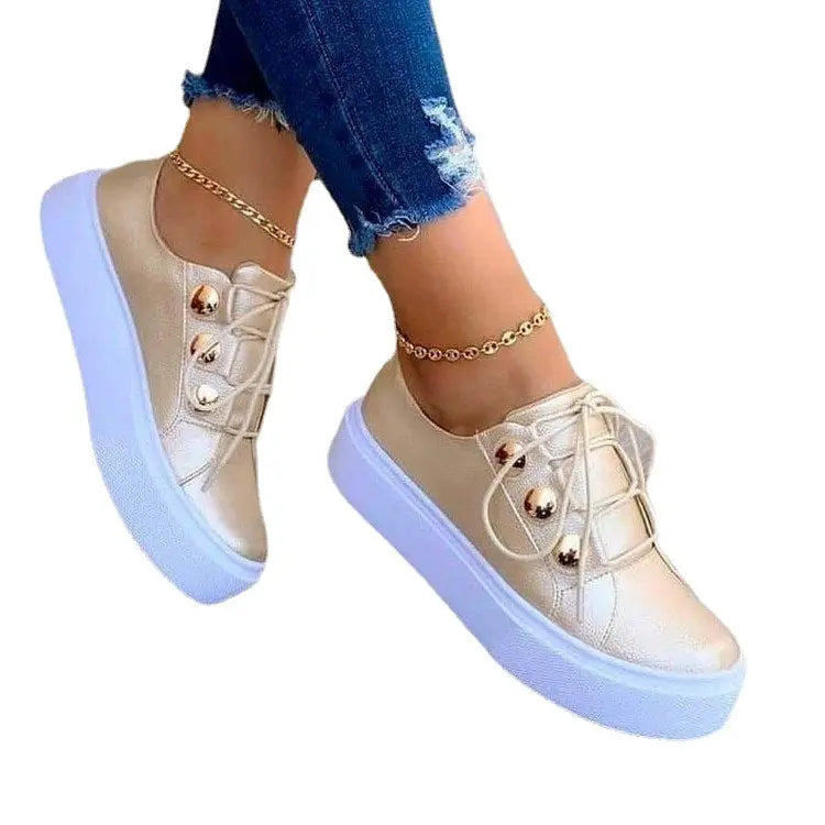 Schnür-Halbschuhe im Sneaker-Stil für Damen