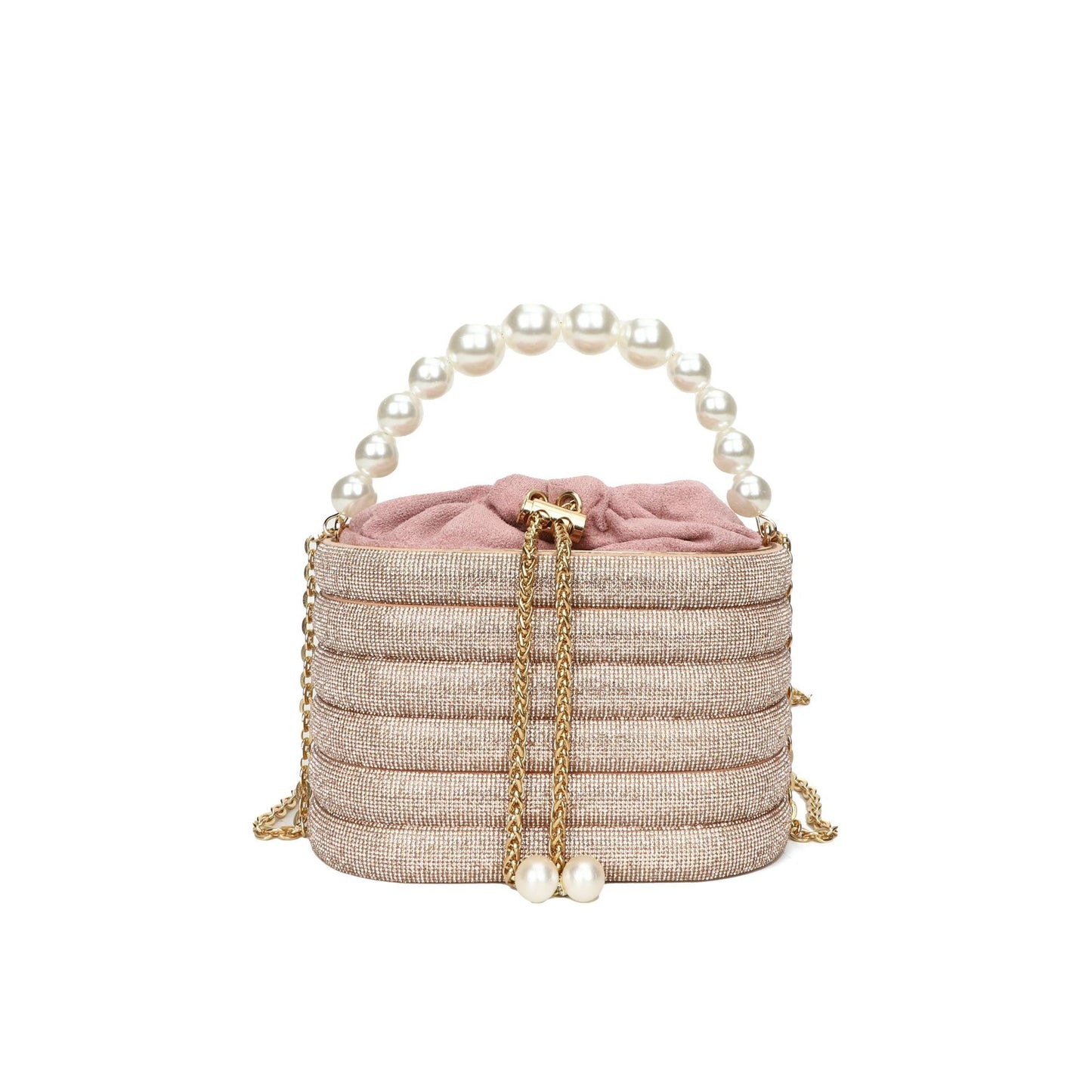 Elegante Perlen Crossbody-Tasche