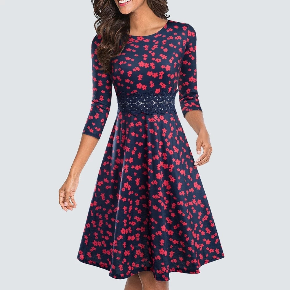 Sommerliche Spitzen-Röhrenkleid für Damen