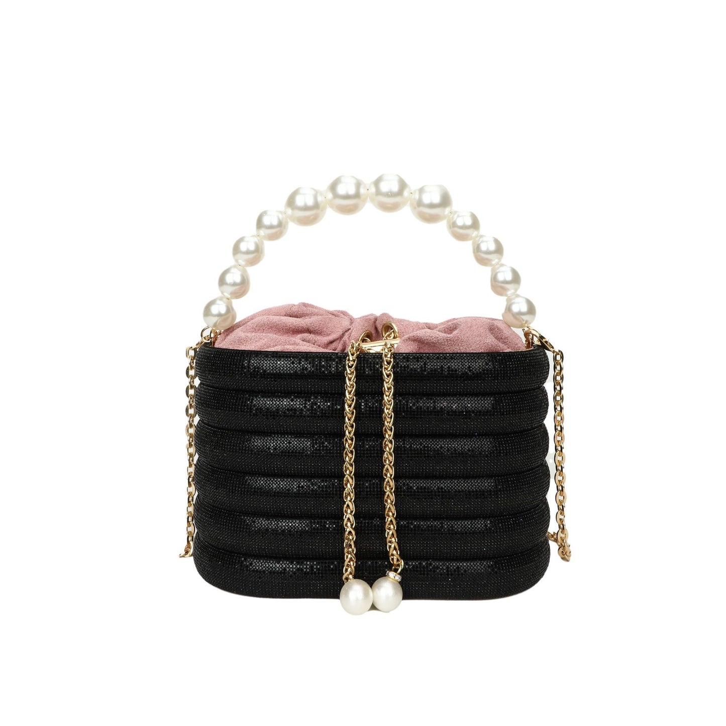 Elegante Perlen Crossbody-Tasche
