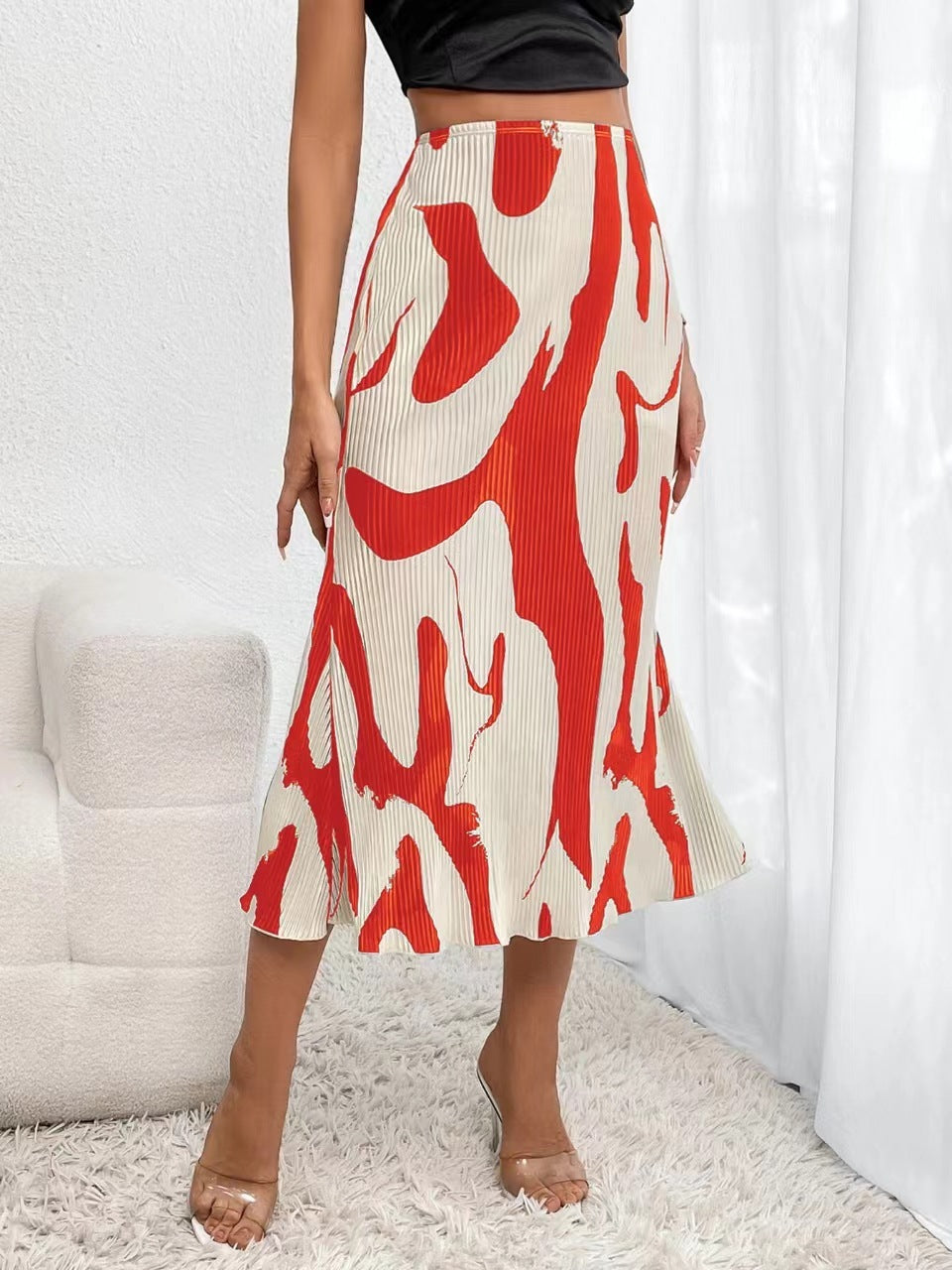 Sommer-Print-Rock für Damen