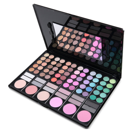 Lidschatten-Palette mit 78 Farben: Matte & Schimmer
