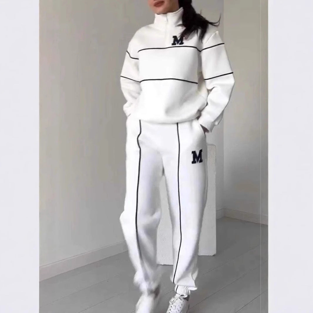 Damen 2-teiliges Lounge-Set mit Pullover und Sweatpants - FashionGlam