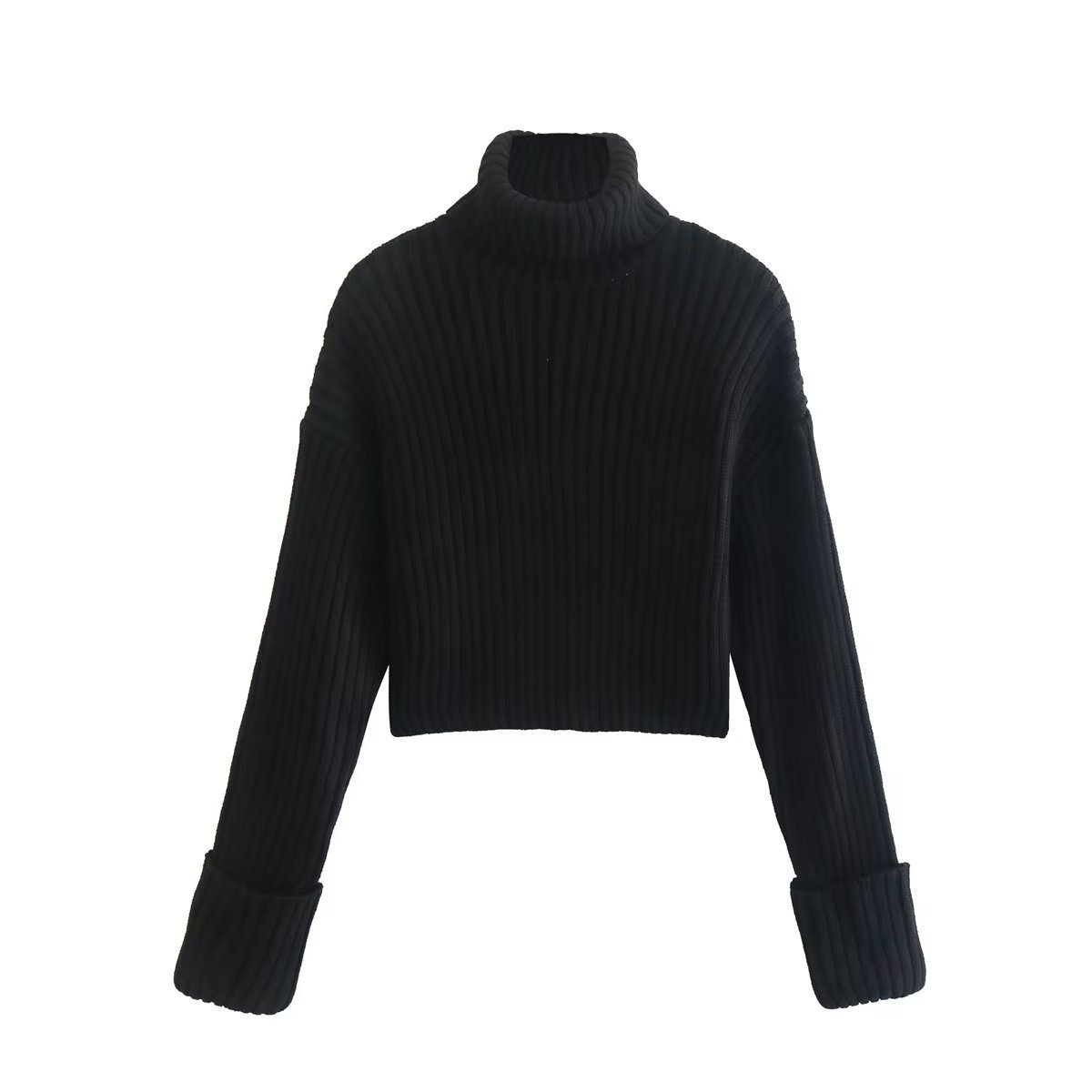 Pullover für Damen, gestreift, im kurzen Stil - FashionGlam