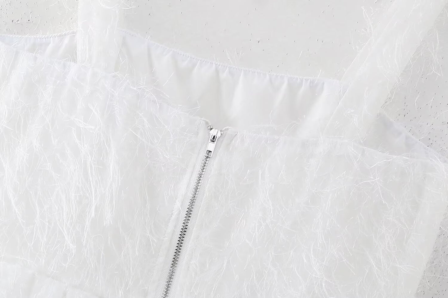 Edles Damen ärmelloses Quastenkleid