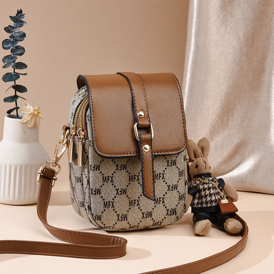 Vintage Multilayer Damen Handy-Tasche