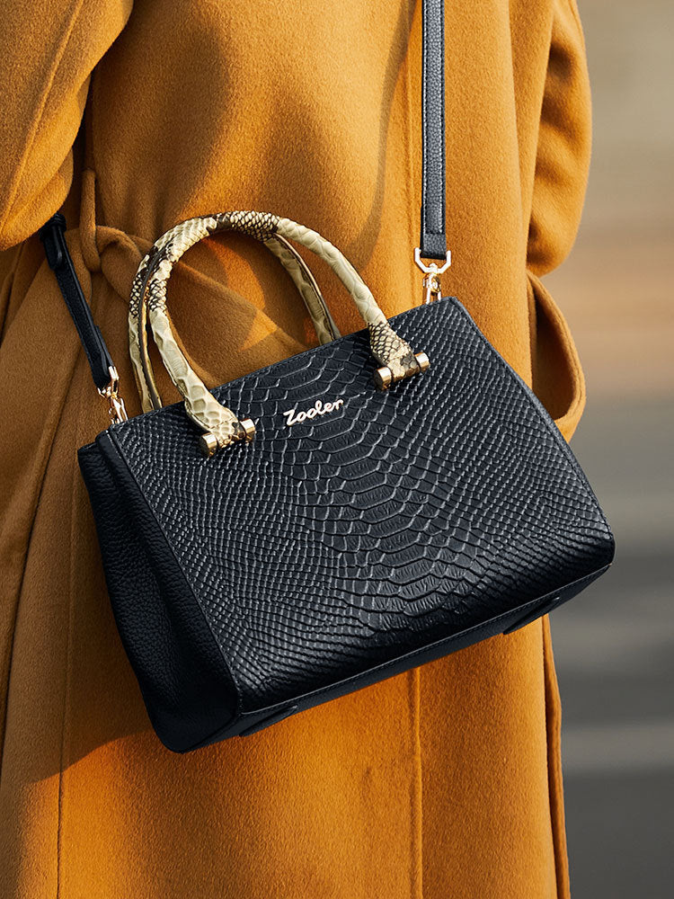 Damen-Handtasche aus echtem Leder