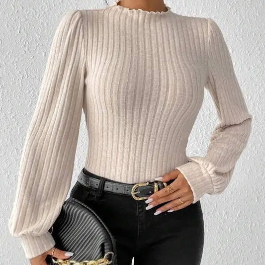 Damen Langarm-Jumpsuit-Top im Stil