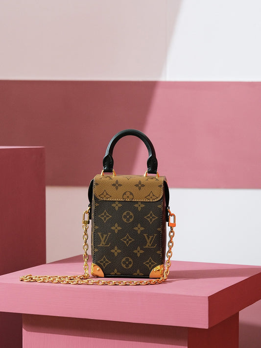 Louis Vito Damen-Handtasche "Elegance Soft Box - FashionGlam